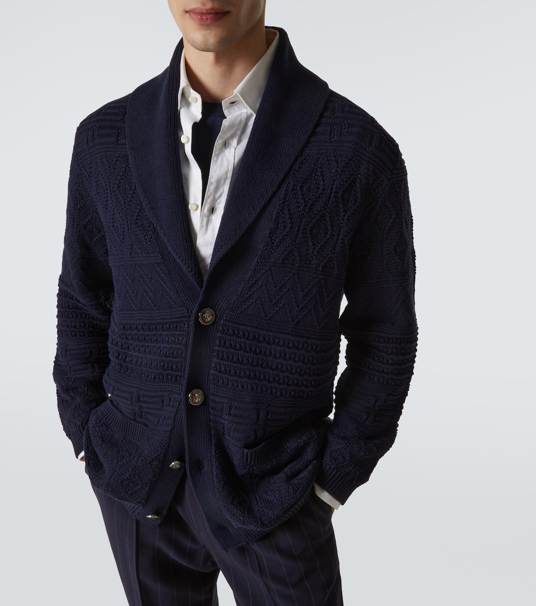 Cardigan in cotone | Brunello Cucinelli