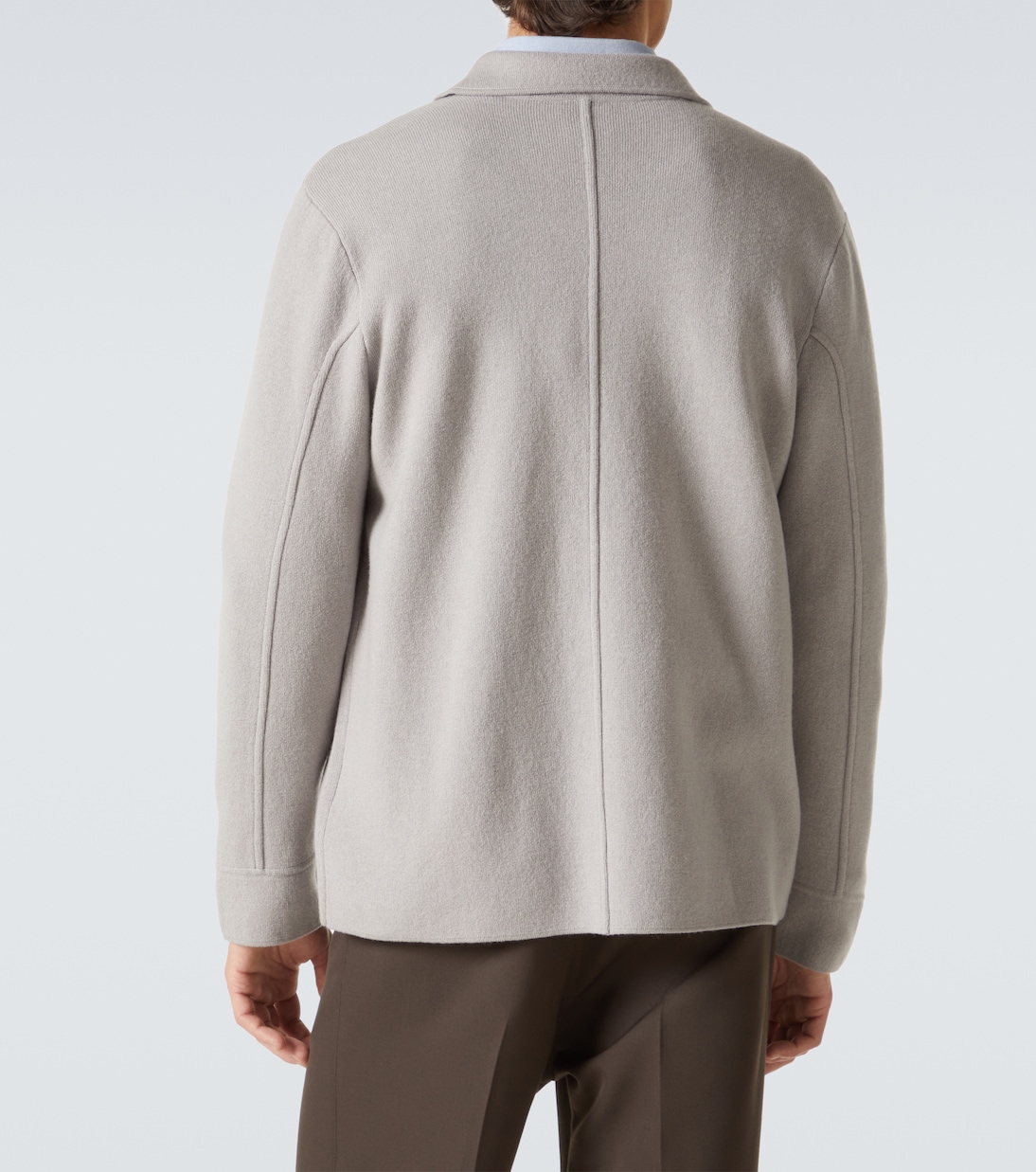Hemdjacke aus Wolle und Kaschmir | Allude