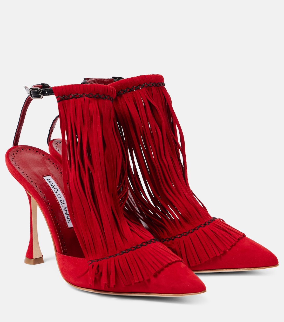 Escarpins Fiki 105 en daim | Manolo Blahnik