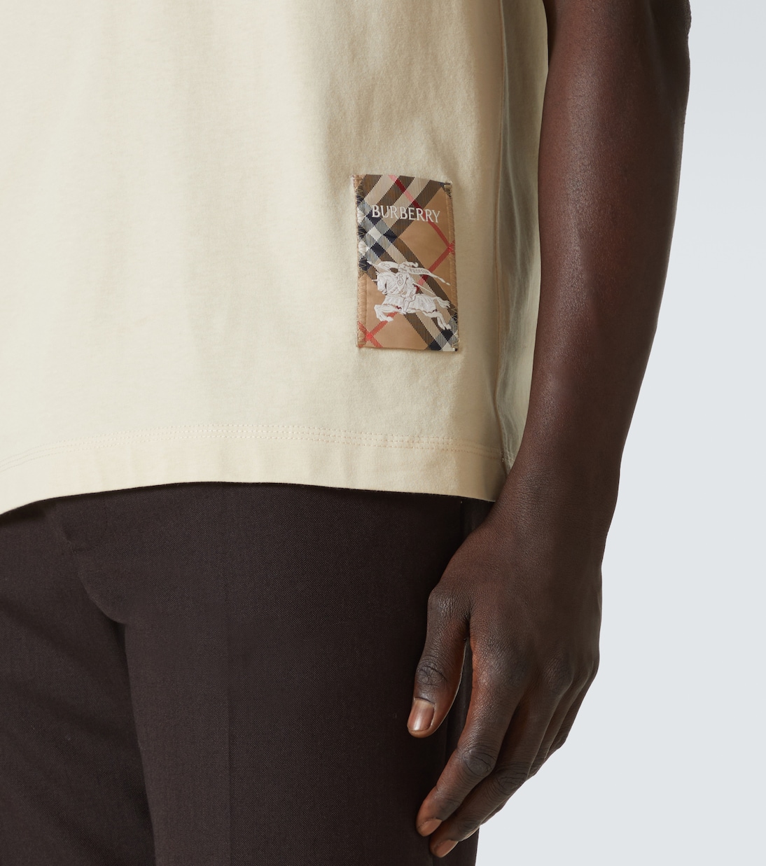 Camisa de algodón con Burberry Check | Burberry
