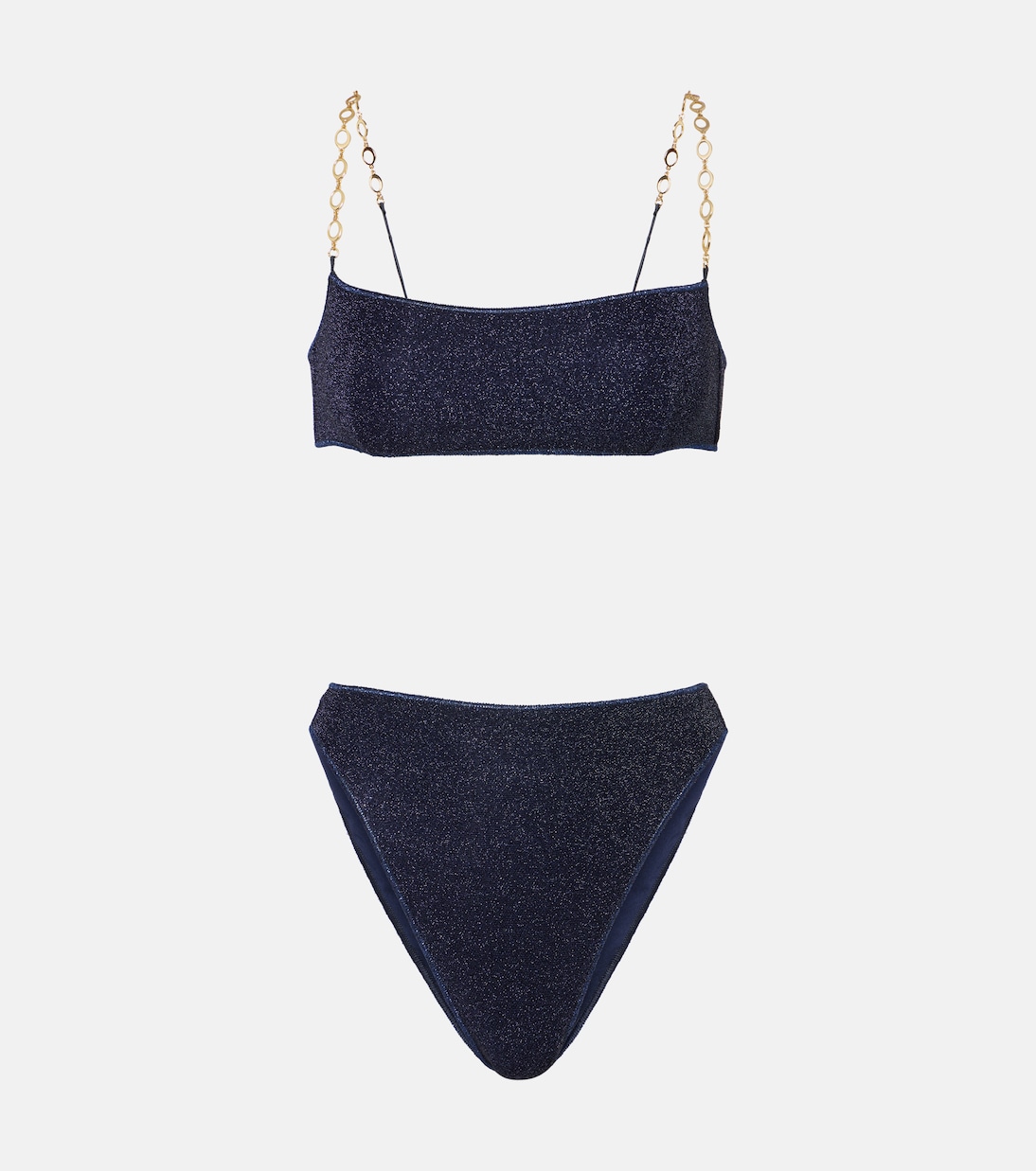 Bikini Lumière O-Chain in lamé | Oséree