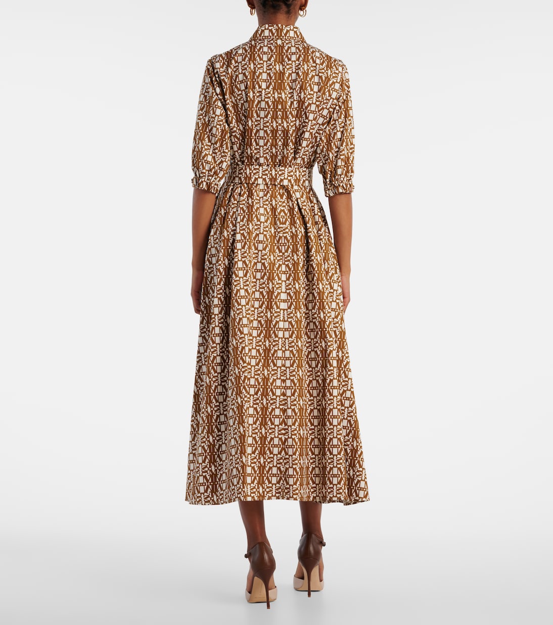 Robe midi Luxgi imprimée en coton | Max Mara