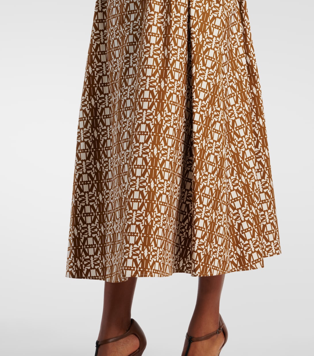 Robe midi Luxgi imprimée en coton | Max Mara