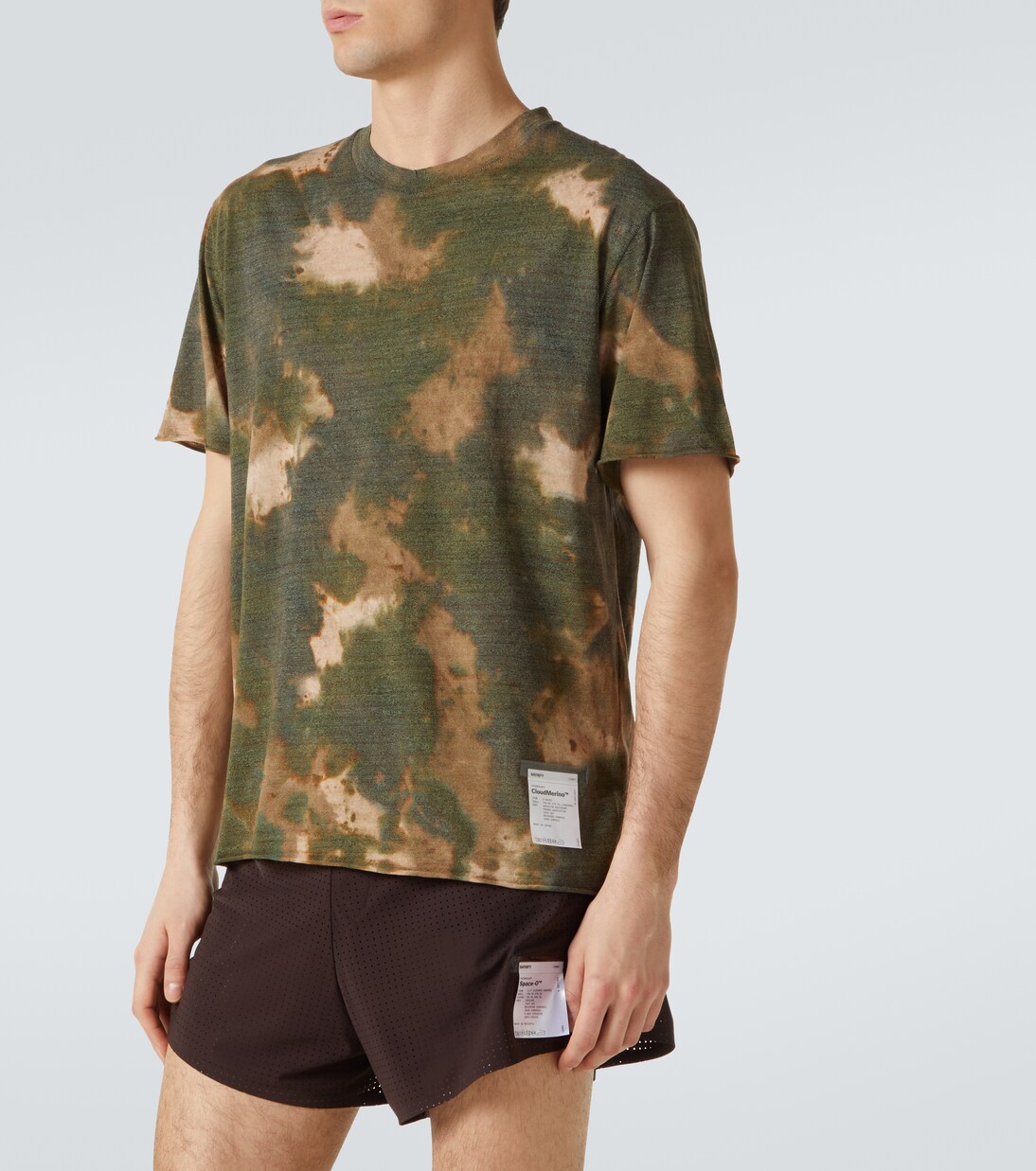 Camiseta Batik de jersey mezcla de lana | Satisfy