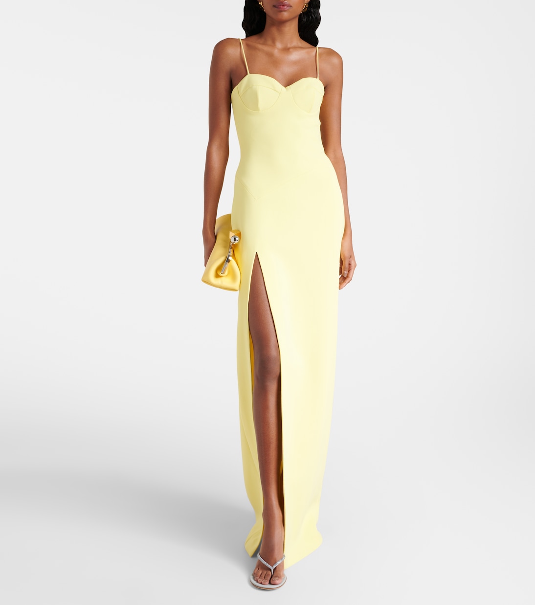 Side-slit corset gown | David Koma