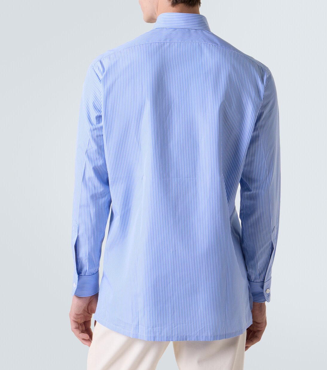 Camicia in popeline di cotone a righe | Charvet