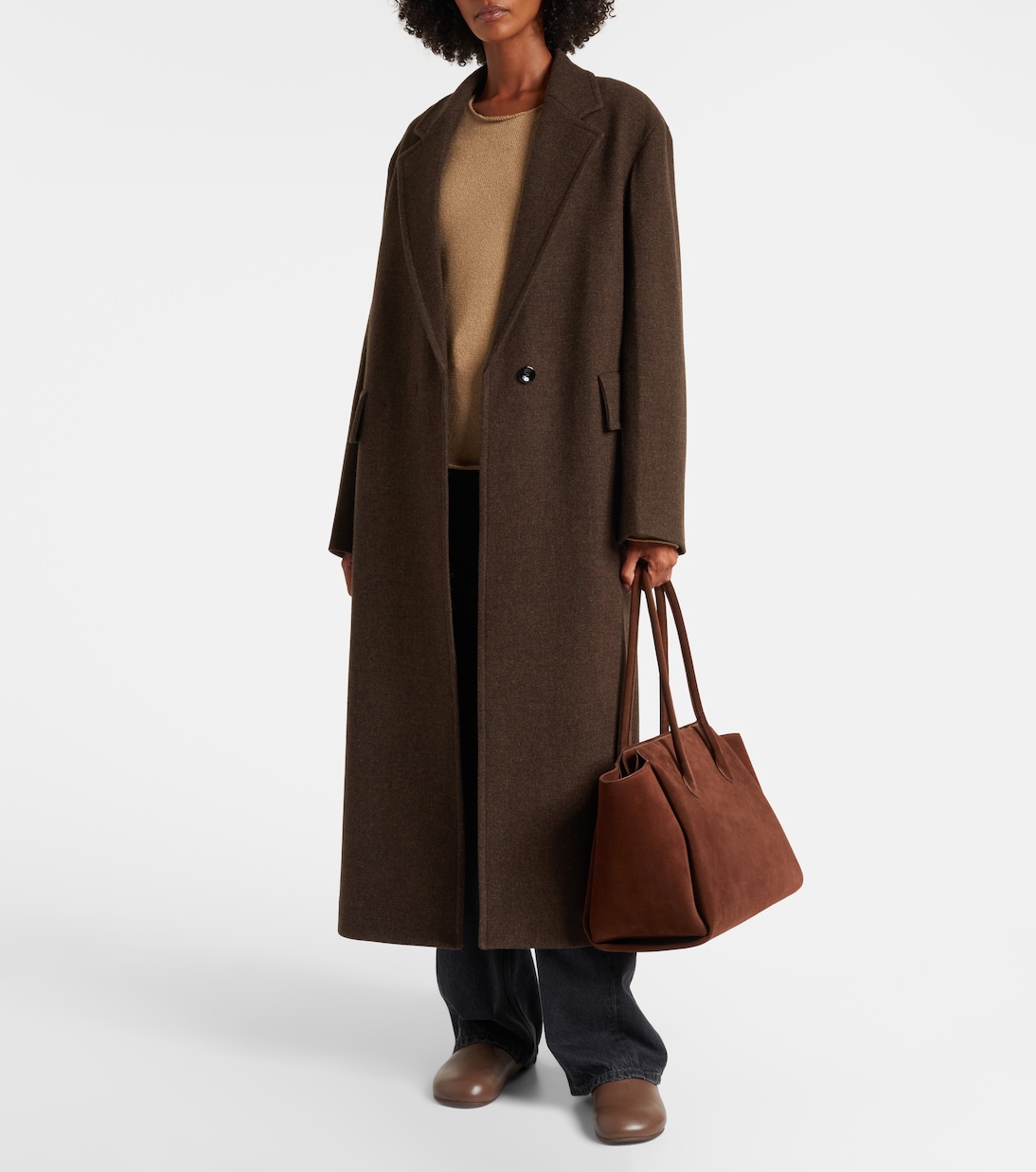 Ekme Medium suede tote bag | Aesther Ekme