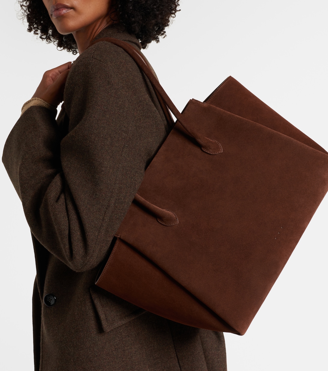 Ekme Medium suede tote bag | Aesther Ekme