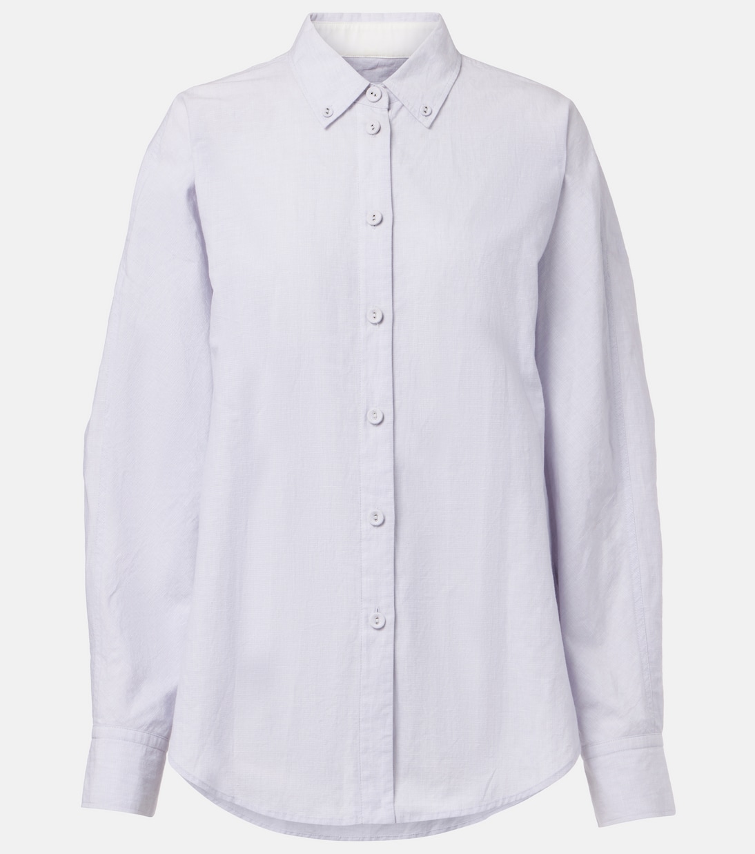 White Label Caroline cotton and linen shirt | Proenza Schouler