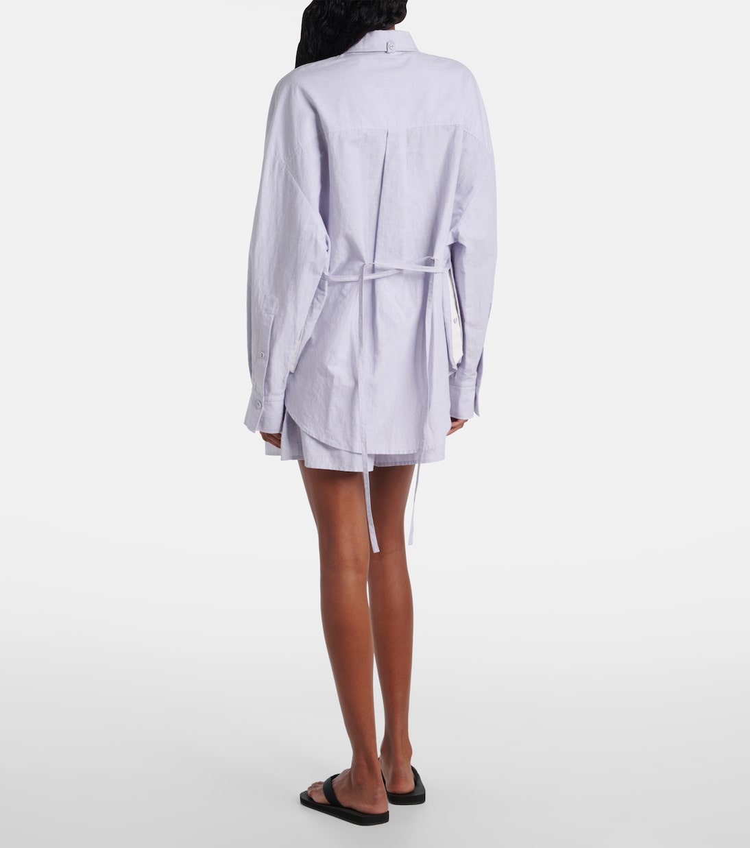 White Label Caroline cotton and linen shirt | Proenza Schouler