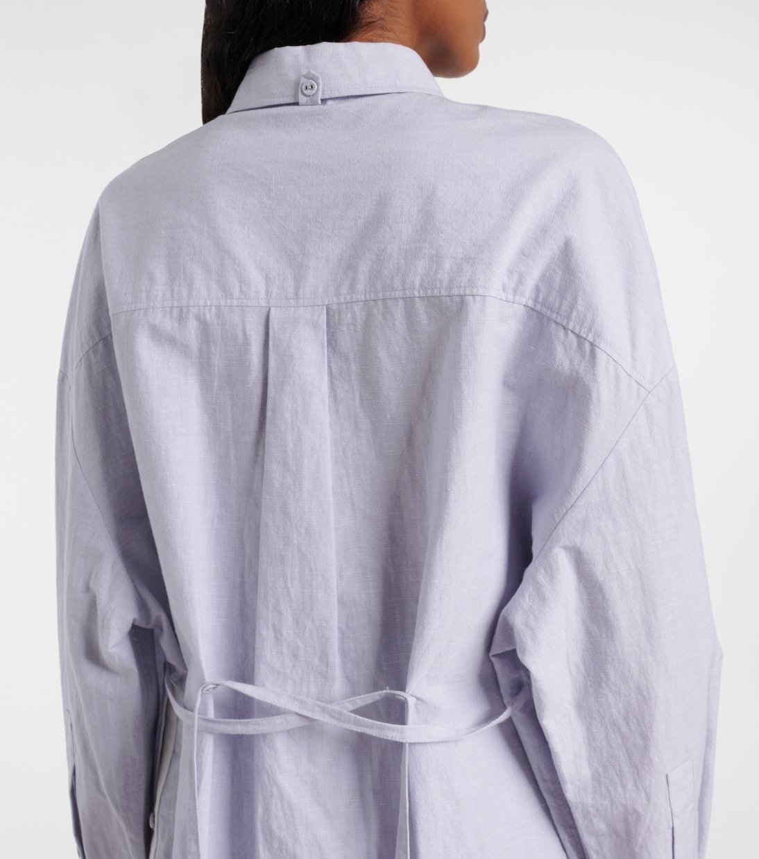 White Label Caroline cotton and linen shirt | Proenza Schouler
