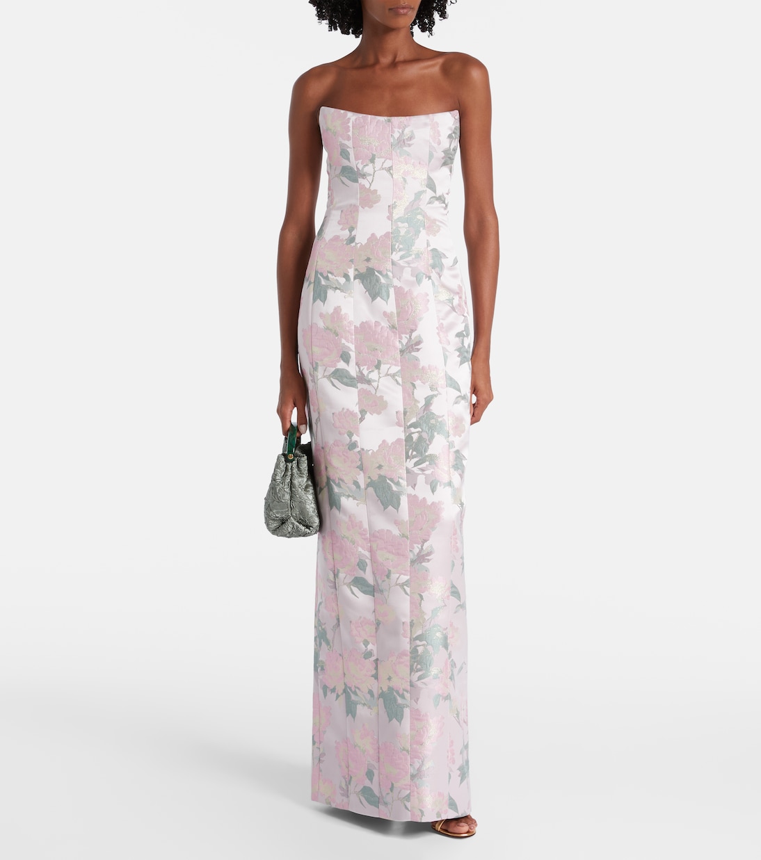 Odessa floral brocade corset gown | Markarian