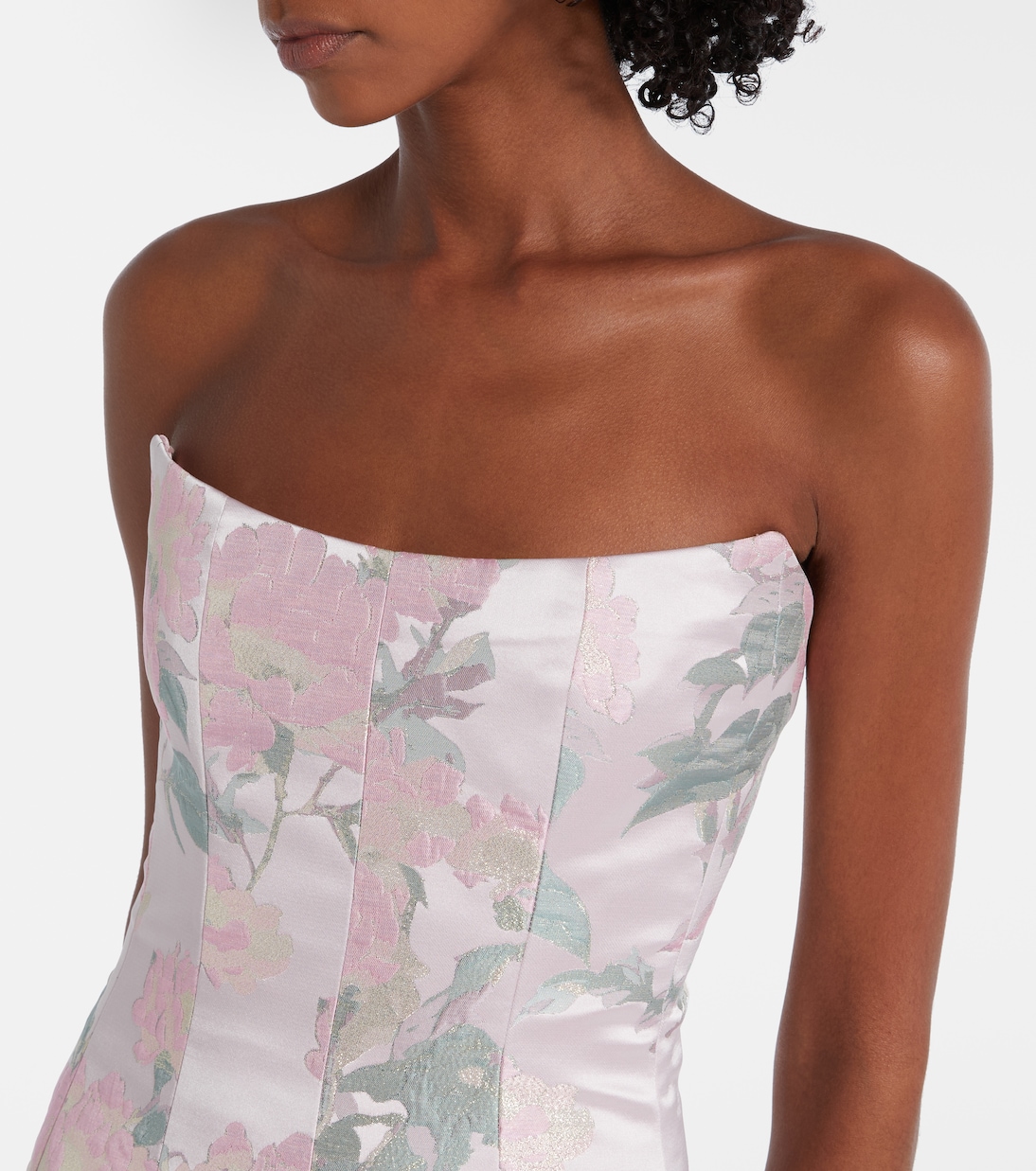 Odessa floral brocade corset gown | Markarian