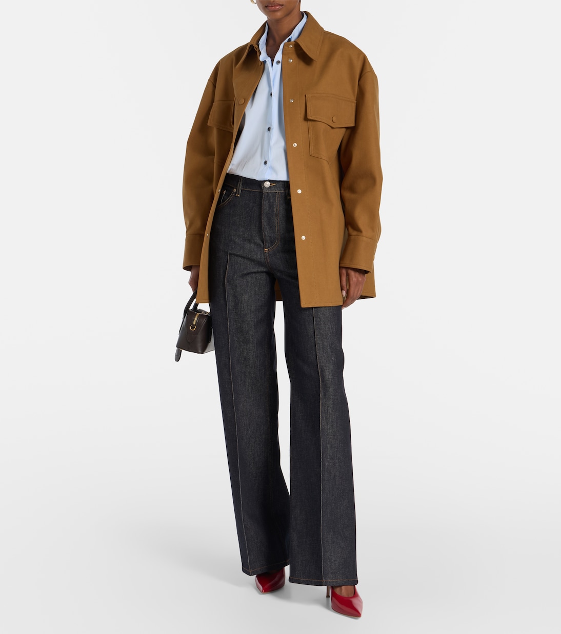 Mid-rise wide-leg jeans | Stella McCartney