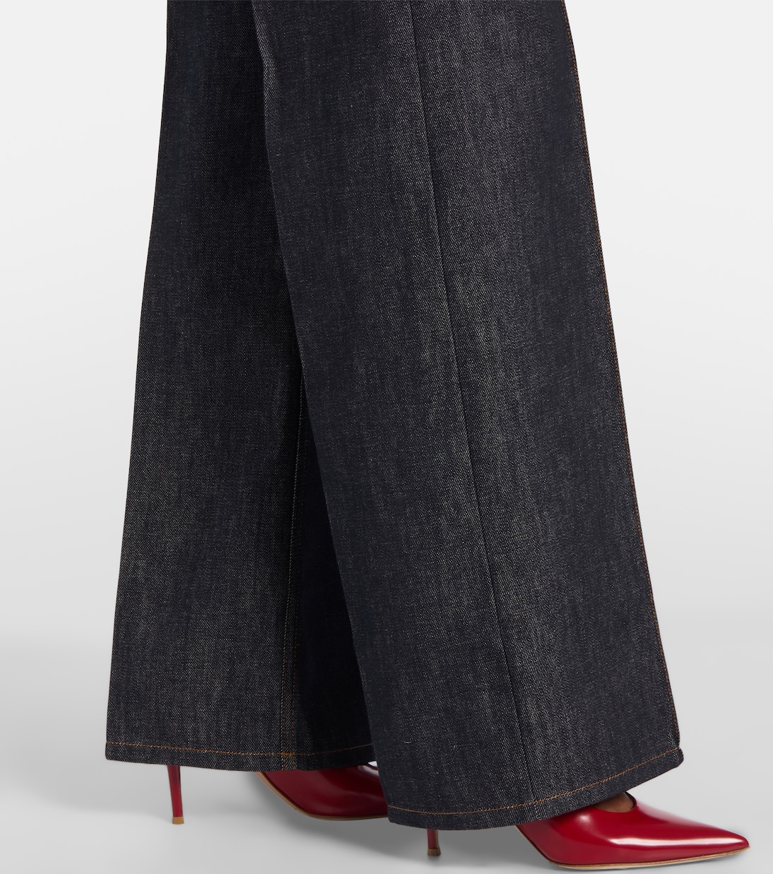 Mid-rise wide-leg jeans | Stella McCartney