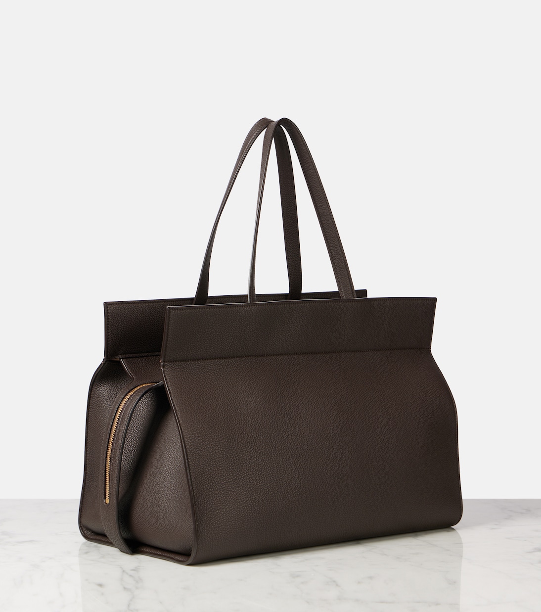 Crosby leather tote bag | Khaite