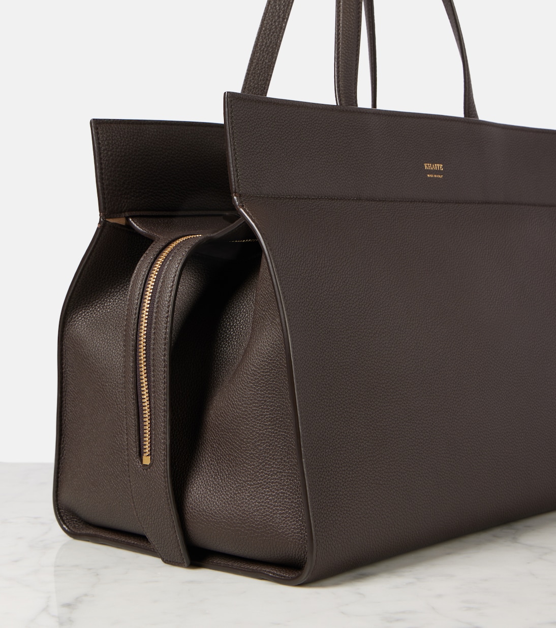 Crosby leather tote bag | Khaite
