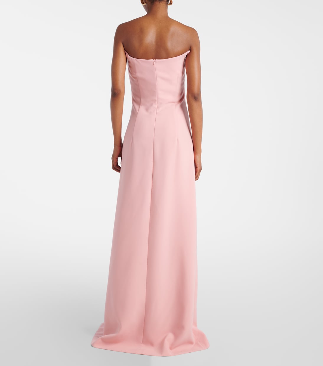 Fara floral-appliqué crêpe gown | Costarellos