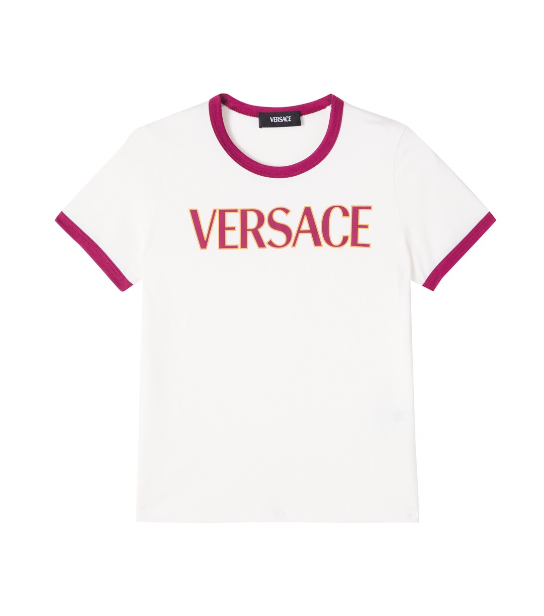 Logo cotton jersey T-shirt | Versace Kids