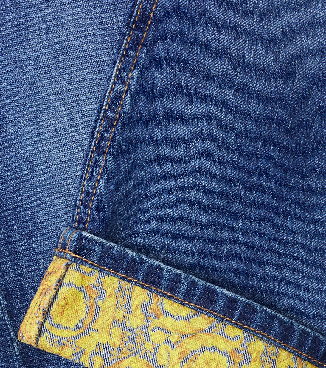Barocco straight jeans | Versace Kids