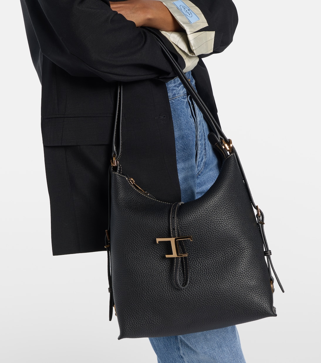T Timeless leather shoulder bag  | Tod's
