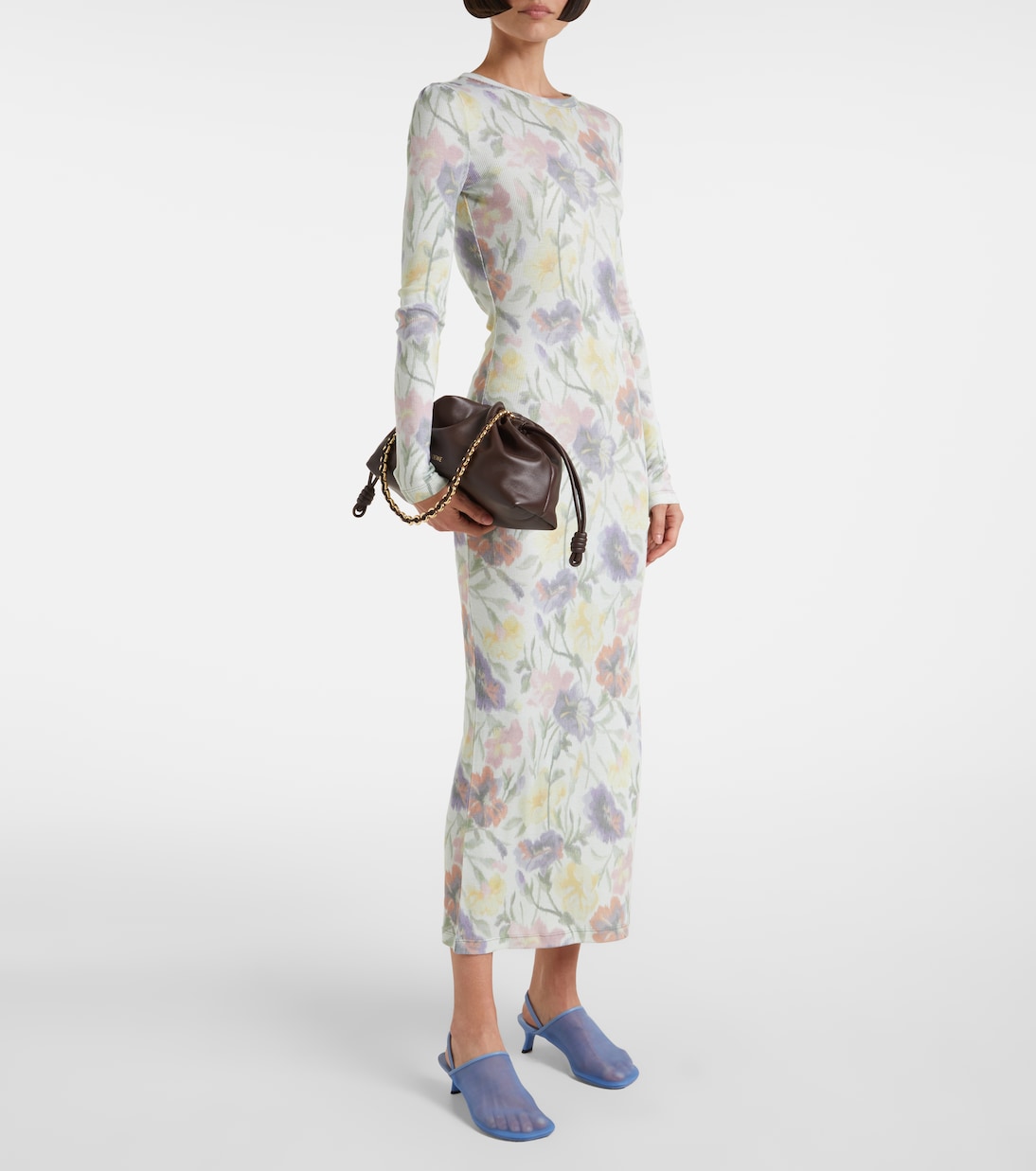 Clutch Flamenco Small aus Leder  | Loewe