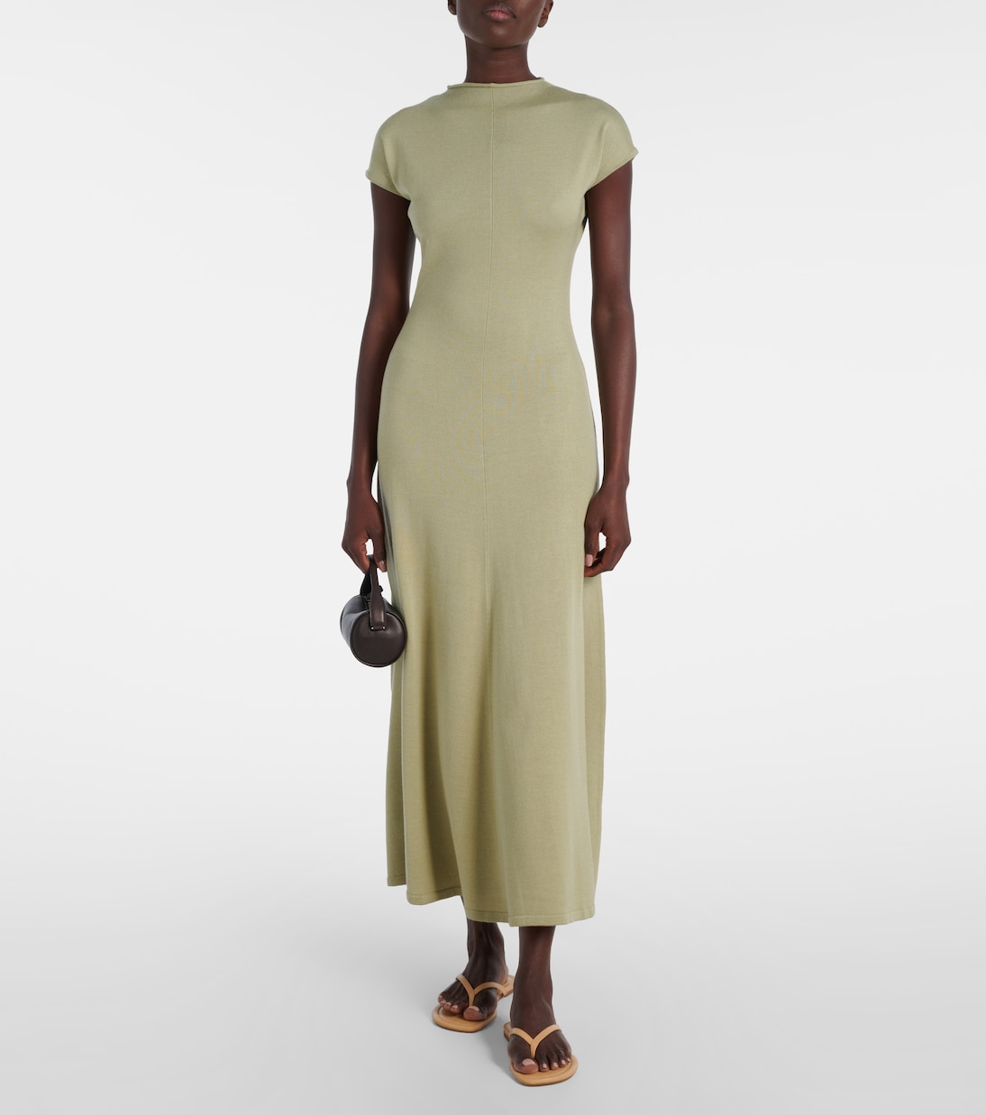 Vestido midi Lenore de lana y seda | Tove