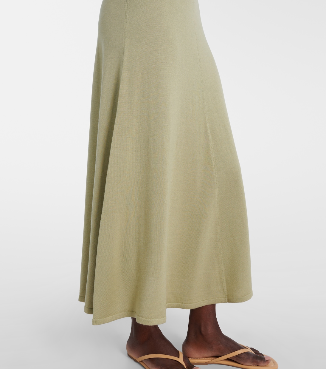 Vestido midi Lenore de lana y seda | Tove