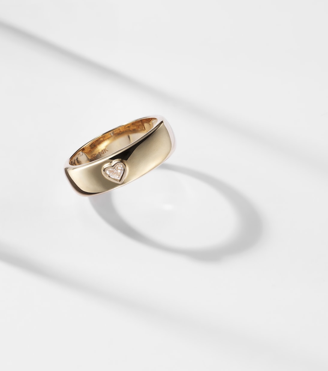 14kt gold ring with diamonds | Roxanne First