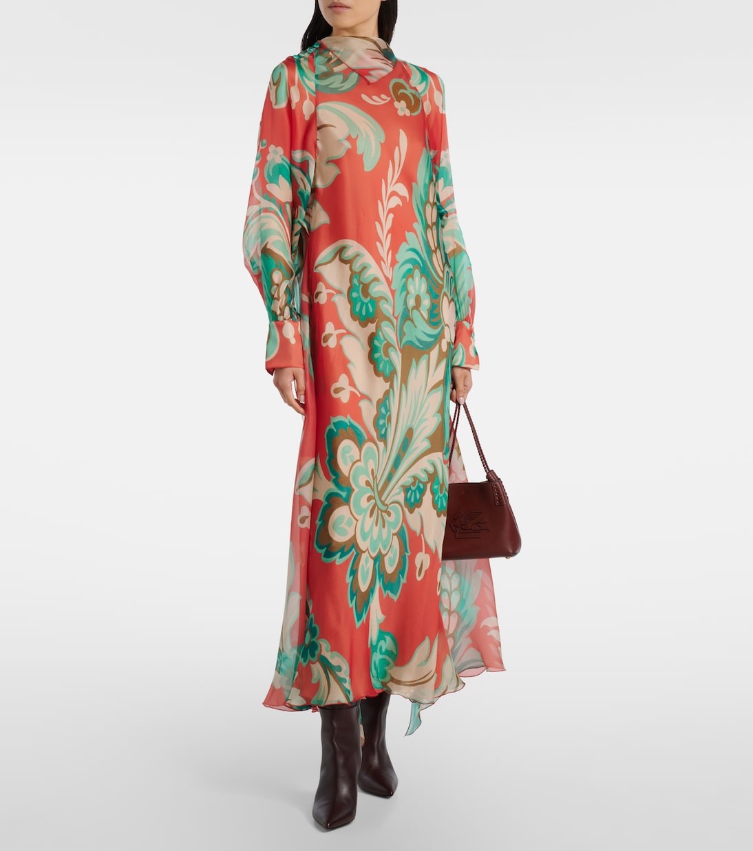 Bedrucktes Maxikleid aus Seide | Etro
