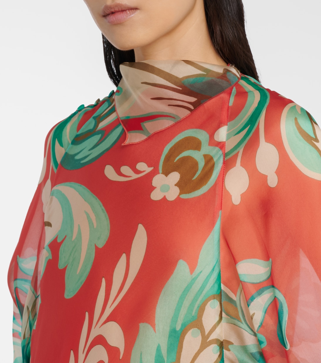 Bedrucktes Maxikleid aus Seide | Etro