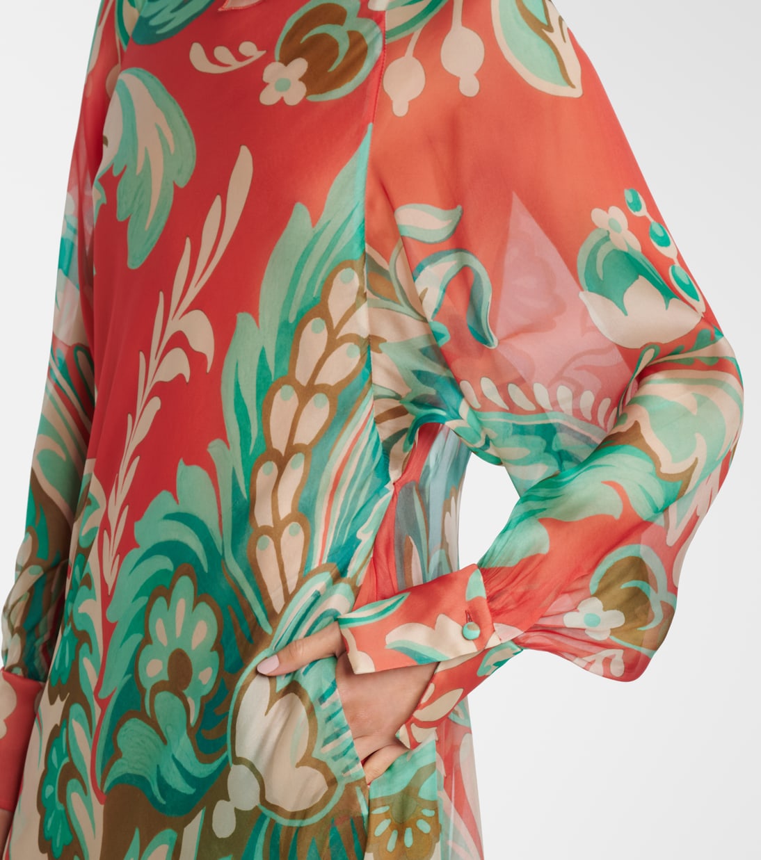 Bedrucktes Maxikleid aus Seide | Etro