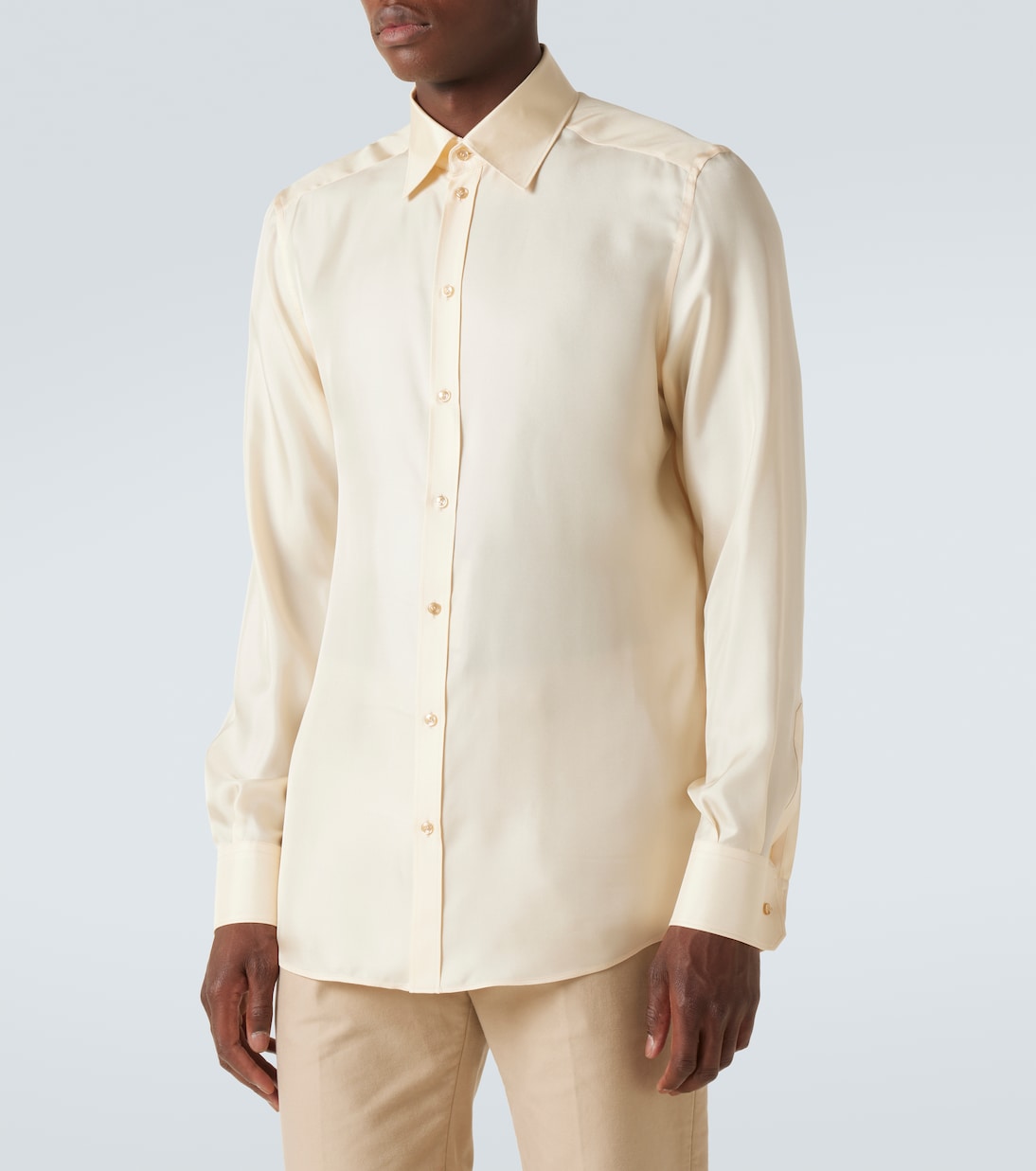 Silk twill dress shirt | Dolce&Gabbana