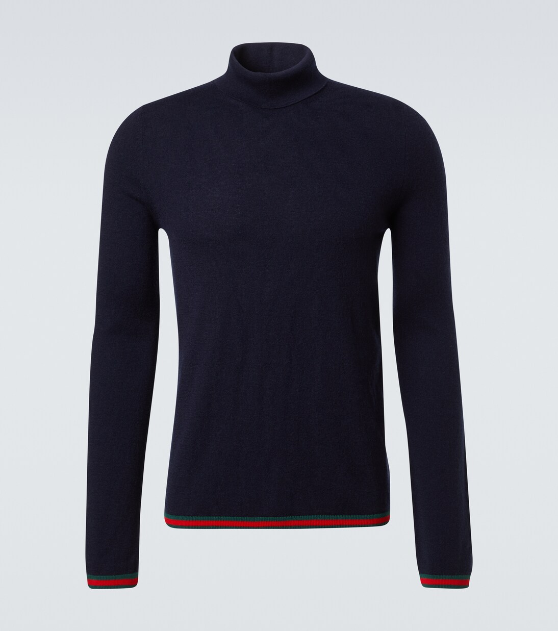 Webstripe cashmere turtleneck sweater  | Gucci