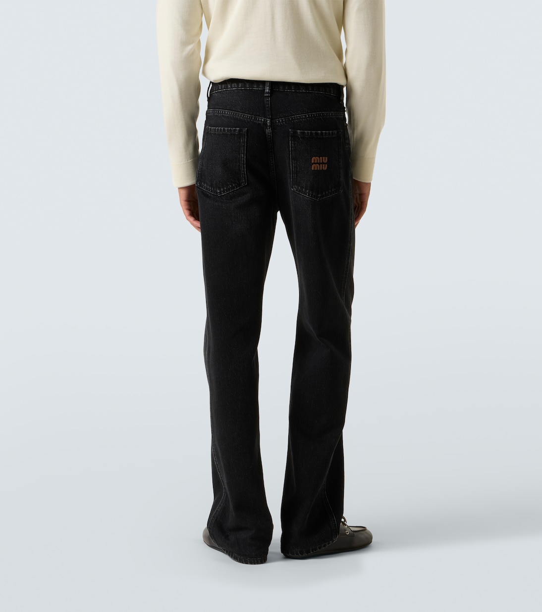 Mid-rise straight jeans | Miu Miu