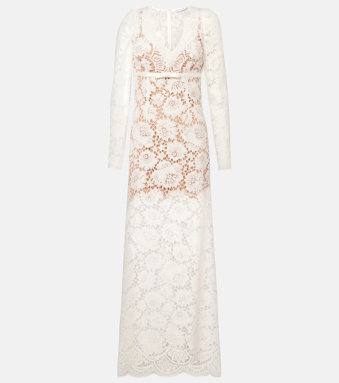Robe longue en dentelle | Self-Portrait