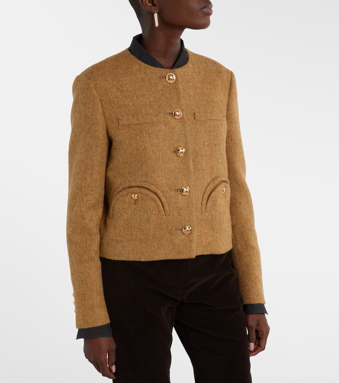 Shamo virgin wool tweed jacket | Blazé Milano