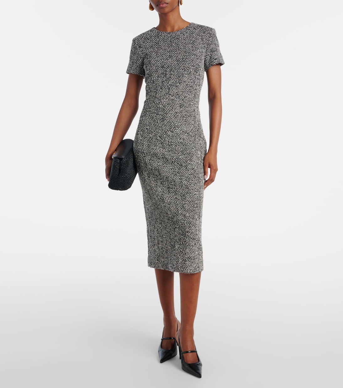 Giugno cotton and wool-blend midi dress | Max Mara