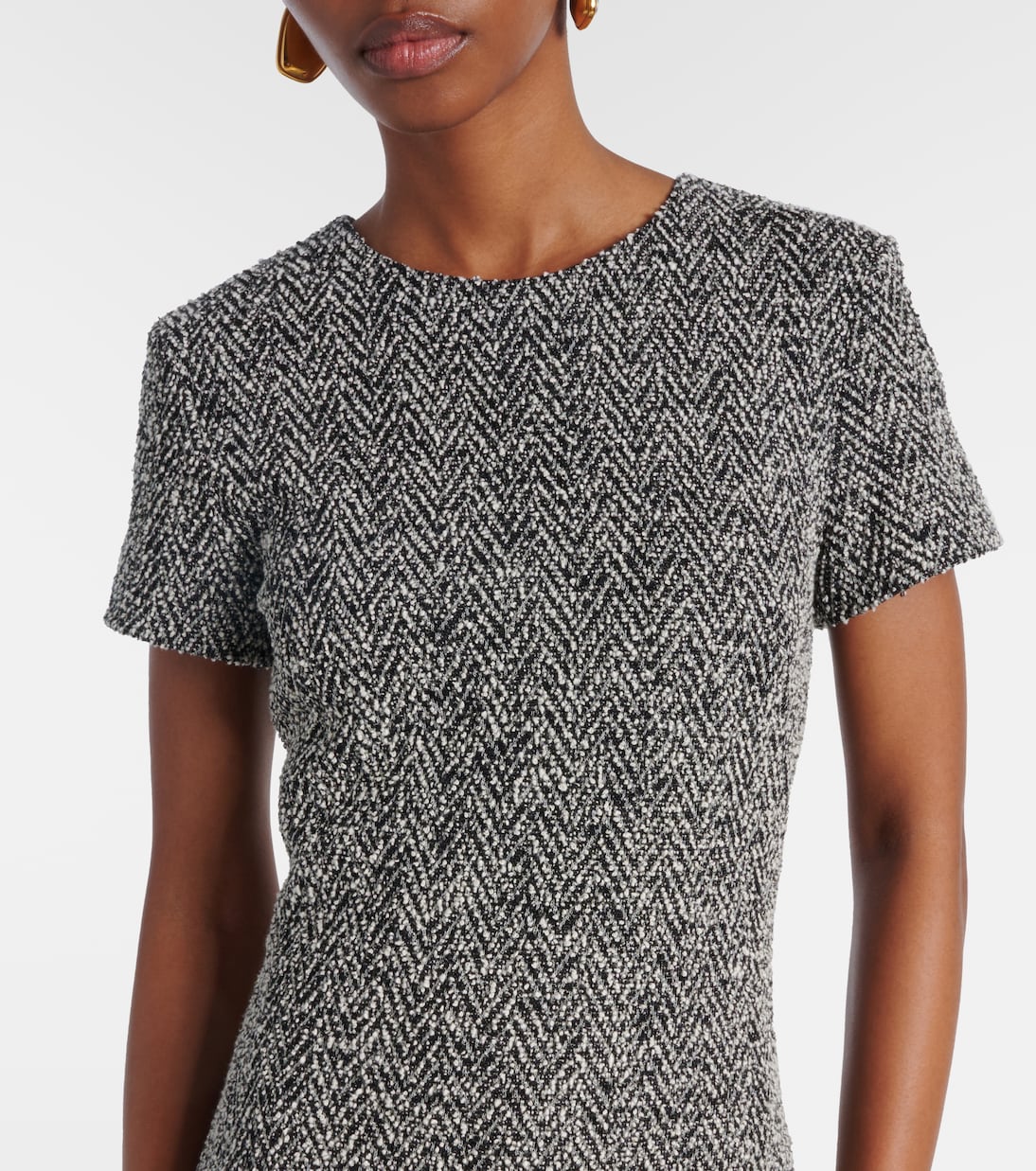 Giugno cotton and wool-blend midi dress | Max Mara