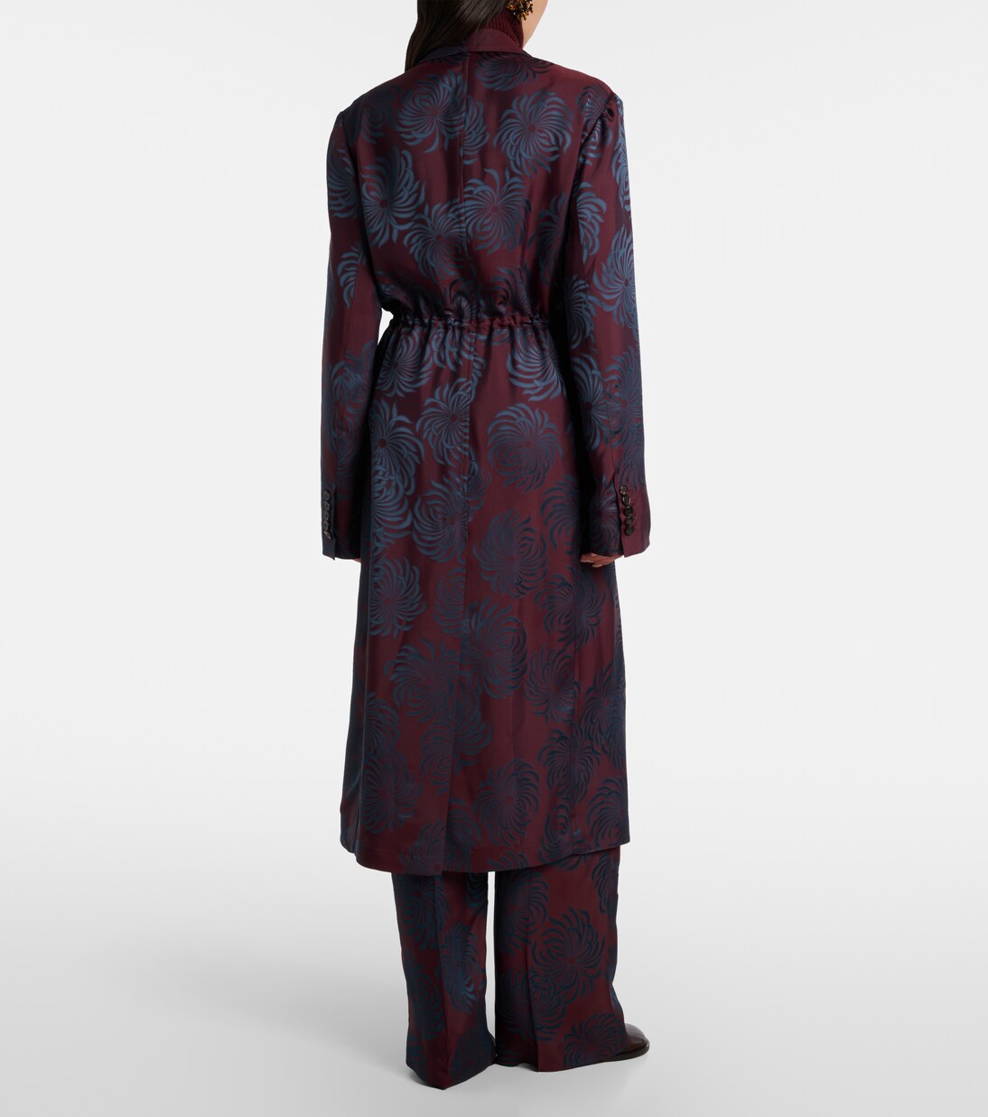Printed wrap coat | Dries Van Noten