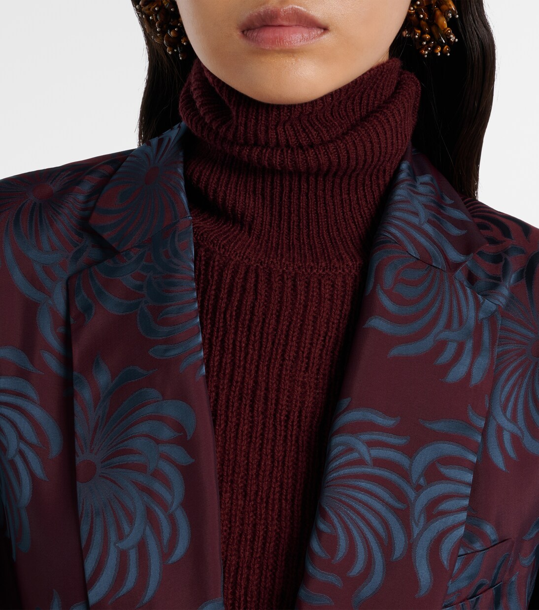 Printed wrap coat | Dries Van Noten