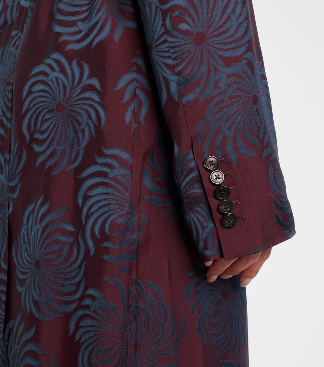 Printed wrap coat | Dries Van Noten