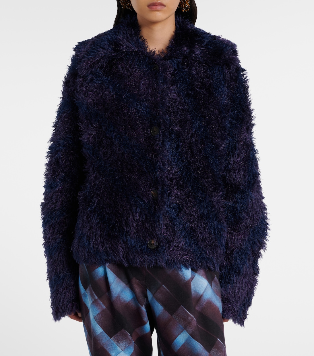 Wool and alpaca-blend cardigan | Dries Van Noten