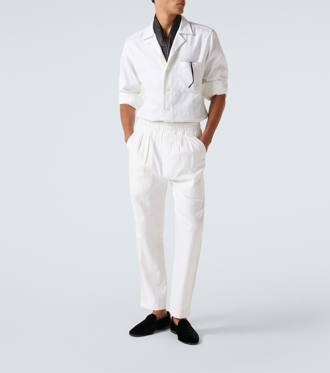 Gerade Hose aus Baumwolle und Seide | Tom Ford