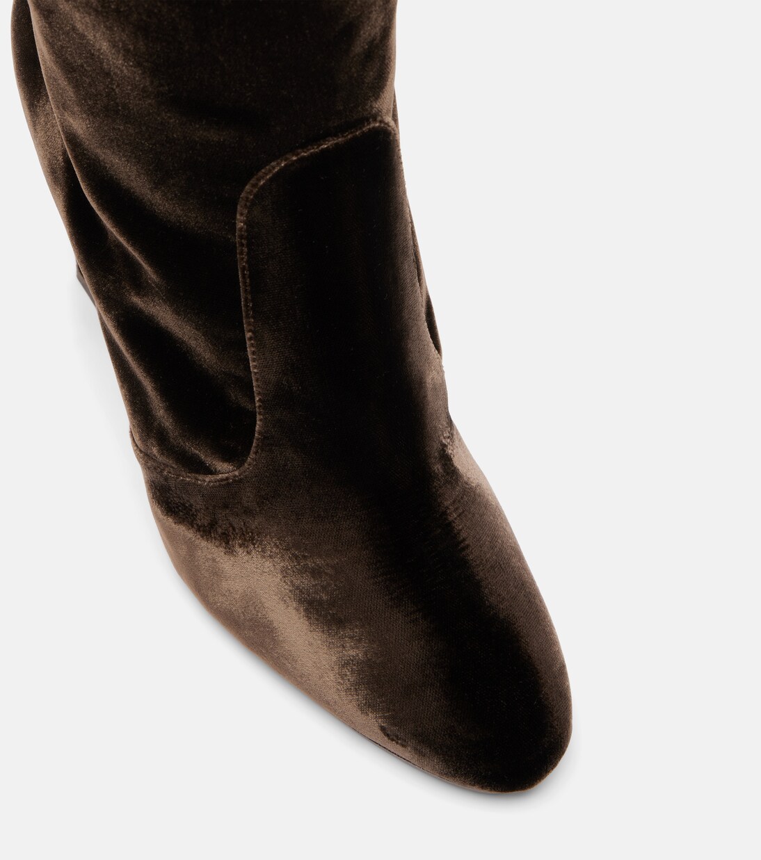 Joplin 105 velvet knee-high boots | Aquazzura