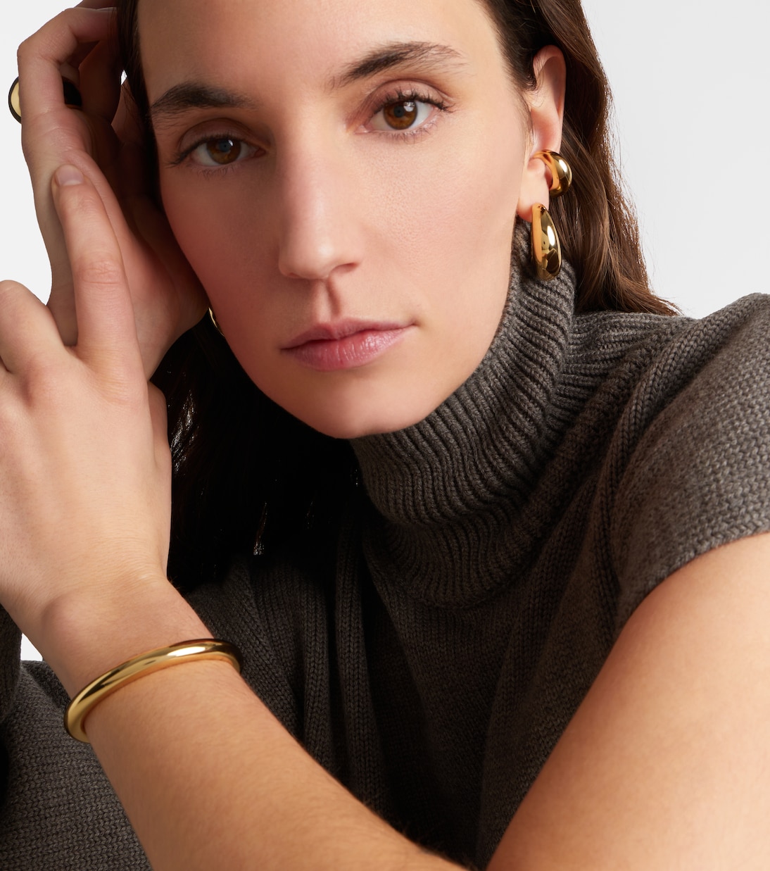 Dylan gold-plated ear cuffs | Jennifer Fisher