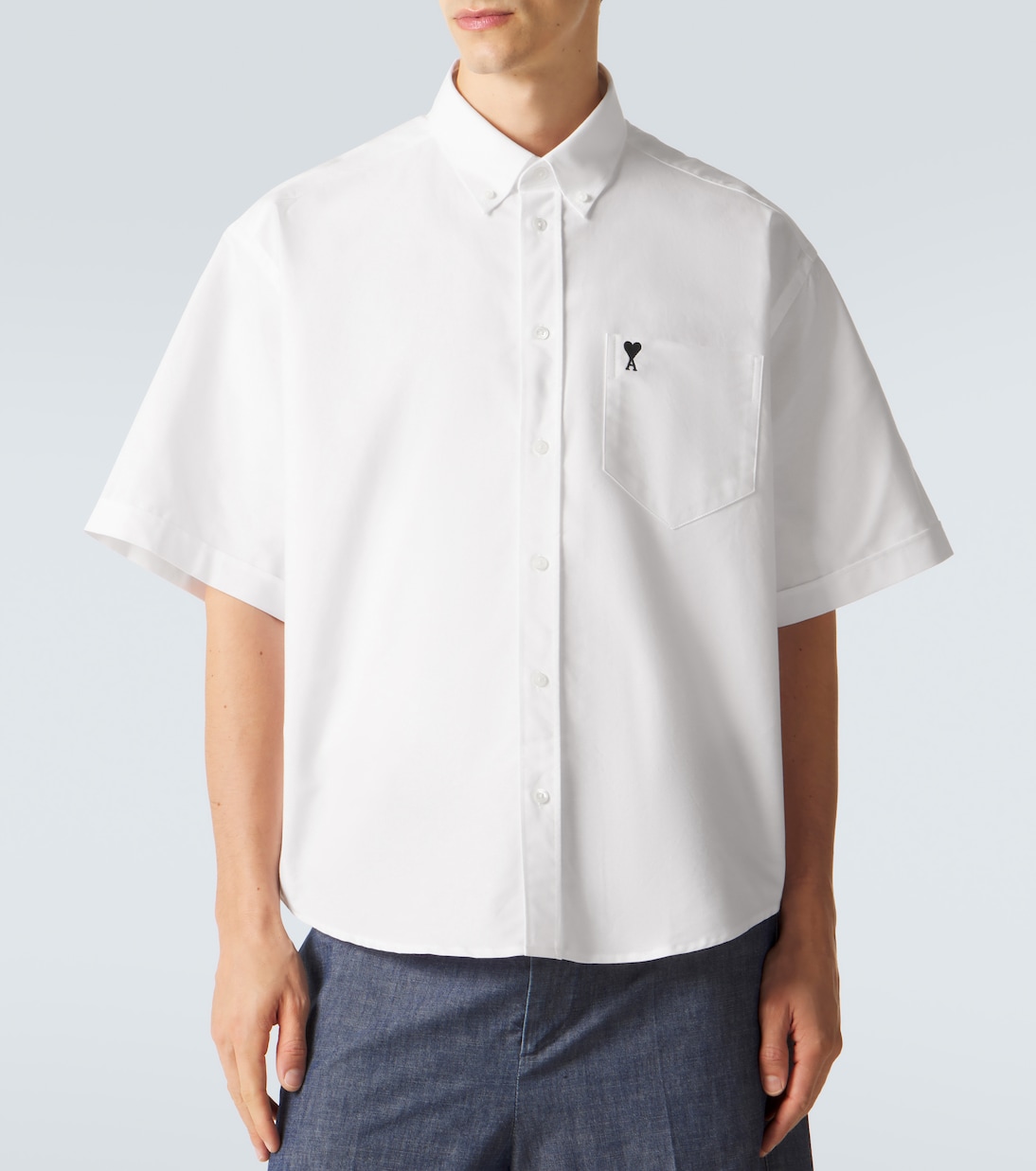Cotton poplin shirt | Ami Paris