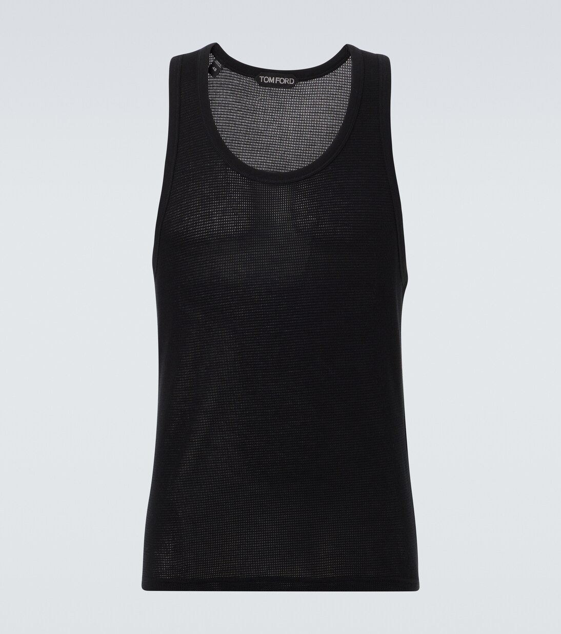 Semi-sheer cotton tank top | Tom Ford