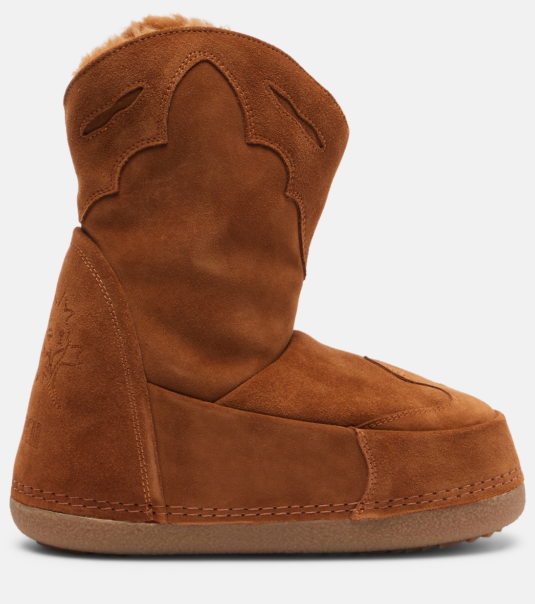 Schneestiefel Cowboy aus Veloursleder | Inuikii
