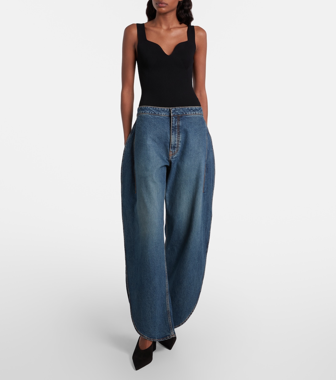 Body aus Rippstrick | Alaïa